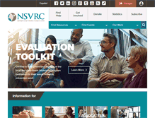 Tablet Screenshot of nsvrc.org
